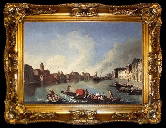 framed  RICHTER, Johan View of the Giudecca Canal, ta009-2